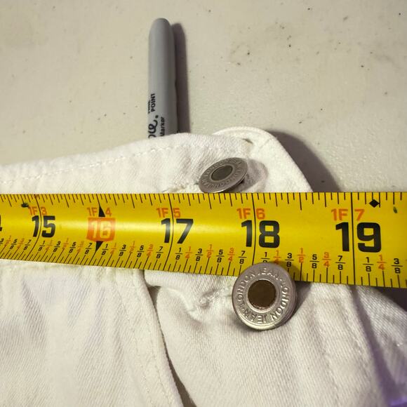 LondonJean white SZ XL Wide leg Overalls RARE - Picture 7 of 8